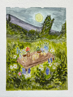 Painted from a real picture found somewhere online