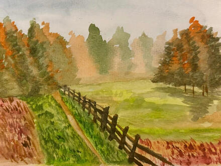 A fall landscape, seen in a real picture somewhere online