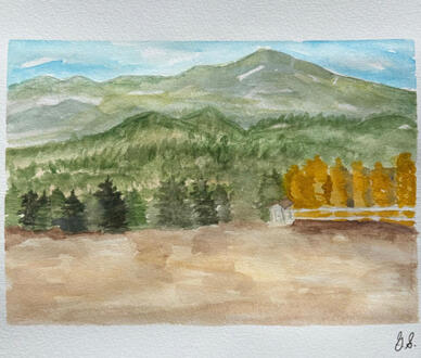 Humphrey’s Peak in Flagstaff, Arizona