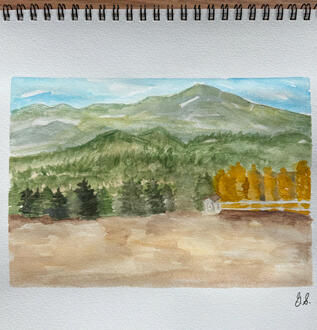 Humphrey’s Peak in Flagstaff, Arizona