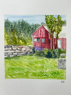 Barn home near the visitor center of Tonto Natural Bridge