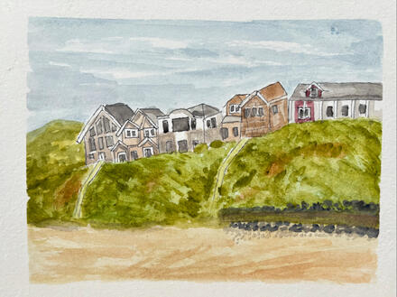 Oregon coast homes in Cannon Beach